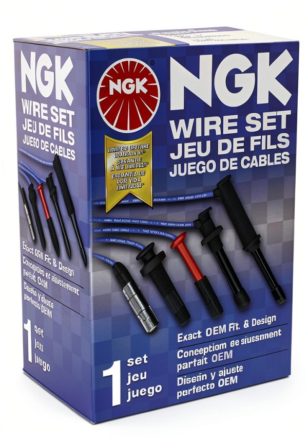 NGK Spark Plug Wire Set Automotive Performance-1
