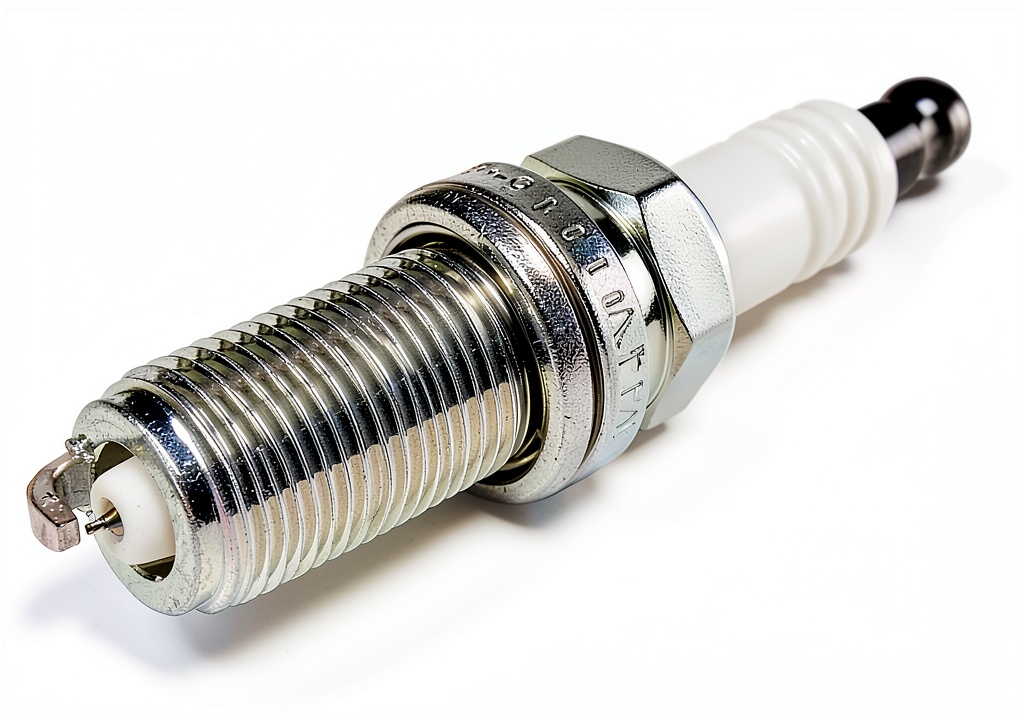 Installing NGK Iridium Spark Plugs 12mm x 1.25mm Racing Vehicle on a wooden bench