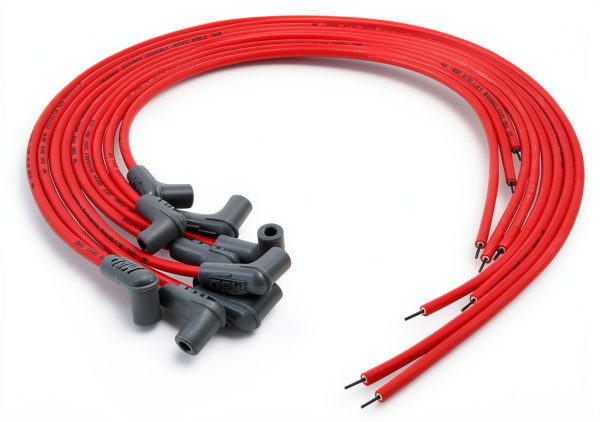 MSD 8.5mm Super Conductor Spark Plug Wire Set Red-8