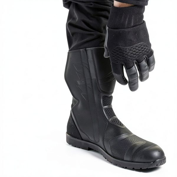 Motorcycle Boots Tourmaster Waterproof CE Black-6