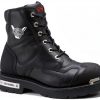 Wolverine Black Motorcycle Boots for Women-0
