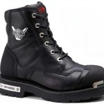 Wolverine Black Motorcycle Boots for Women-0