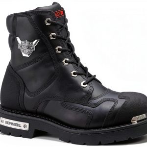 Wolverine Black Motorcycle Boots for Women-0