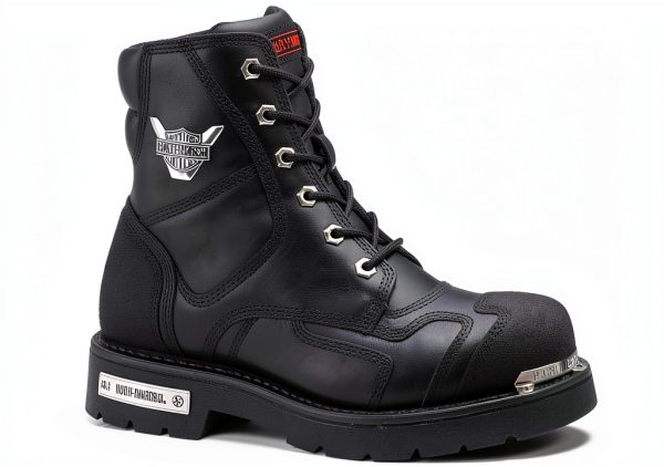Wolverine Black Motorcycle Boots for Women-0
