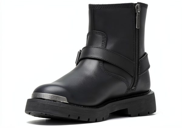Wolverine Motorcycle Boots Black Grain Leather-1