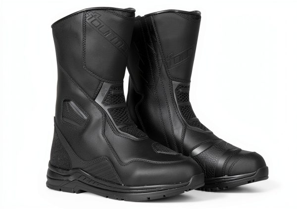 Motorcycle Boots Tourmaster Waterproof CE Black-0
