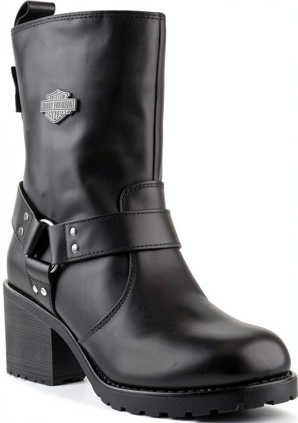 Harley-Davidson Waterproof Motorcycle Boots Mens Leather-1