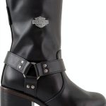 Harley-Davidson Waterproof Motorcycle Boots Mens Leather-0