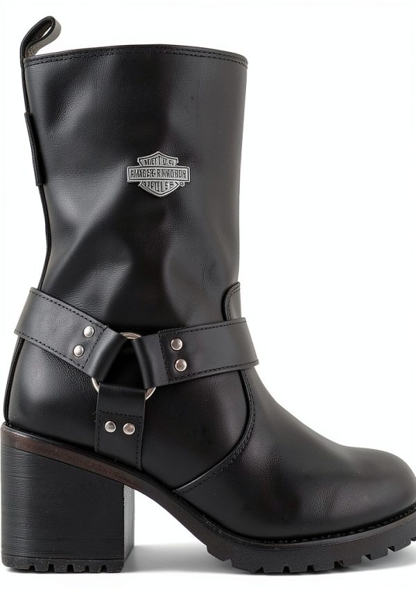 Harley-Davidson Waterproof Motorcycle Boots Mens Leather-0