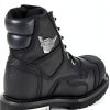 Wolverine Black Motorcycle Boots for Women-3
