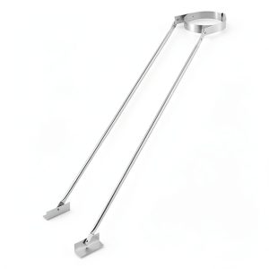 DuraVent 6DP XRB DuraPlus 6" Roof Bracket for Chimney Pipe Metallic-0