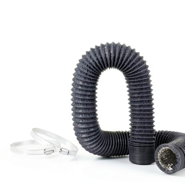 3 Inch Aluminum Ducting InfiniPower Dryer Vent Hose Gray 8ft-1