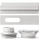 AC Infinity Window Duct Kit, Universal Vent Port for 4” and 6” Inline Fans, Window Vent Kit Fit with HVAC Ducting, Hoses, Duct Fans, Air Conditioner, and Dryer in Homes, Grow Tents, and Grow Rooms-0