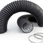 3 Inch Aluminum Ducting InfiniPower Dryer Vent Hose Gray 8ft-0