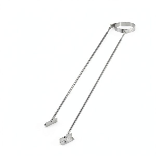 DuraVent 6DP XRB DuraPlus 6" Roof Bracket for Chimney Pipe Metallic-1