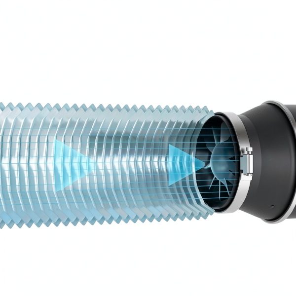 AC Infinity Flexible 4-Inch Aluminum Ducting, Heavy-Duty Four-Layer Protection, 8-Feet Long for Heating Cooling Ventilation and Exhaust-2