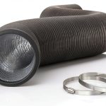 AC Infinity Flexible 4-Inch Aluminum Ducting, Heavy-Duty Four-Layer Protection, 8-Feet Long for Heating Cooling Ventilation and Exhaust-0
