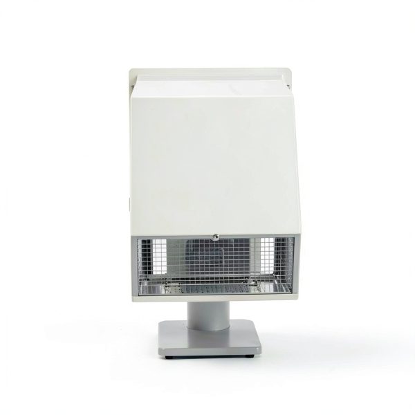 8 Inch Hooded Wall Vent with Screen and Damper,Outdoor Wall Exhaust Vent Cover Wall Cap for Exterior Kitchen Range Hood Ventilation Dryer HVAC Duct Air Exhaust, Galvanized Steel, White-7