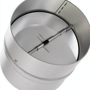 4 Inch Draft Blocker Backdraft Damper Duct Draft Stopper One-Way Airflow Ducting Insert Backflow Preventer Inline Fan Vent Deflector-0