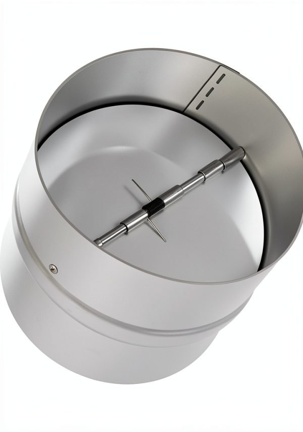 4 Inch Draft Blocker Backdraft Damper Duct Draft Stopper One-Way Airflow Ducting Insert Backflow Preventer Inline Fan Vent Deflector-0