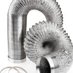 4 Inch Dryer Vent Hose YIJUHOU 26FT Flexible Aluminum Duct with Clamps-0