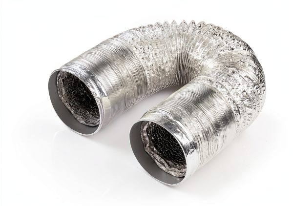 4 Inch Dryer Vent Hose YIJUHOU 26FT Flexible Aluminum Duct with Clamps-1