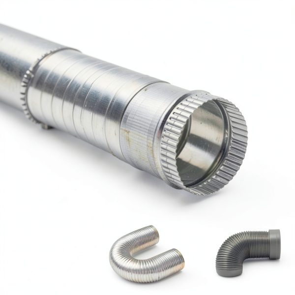 3 Inch Round Galvanized Steel Duct Connector - ZOWZEA HVAC Vent-4