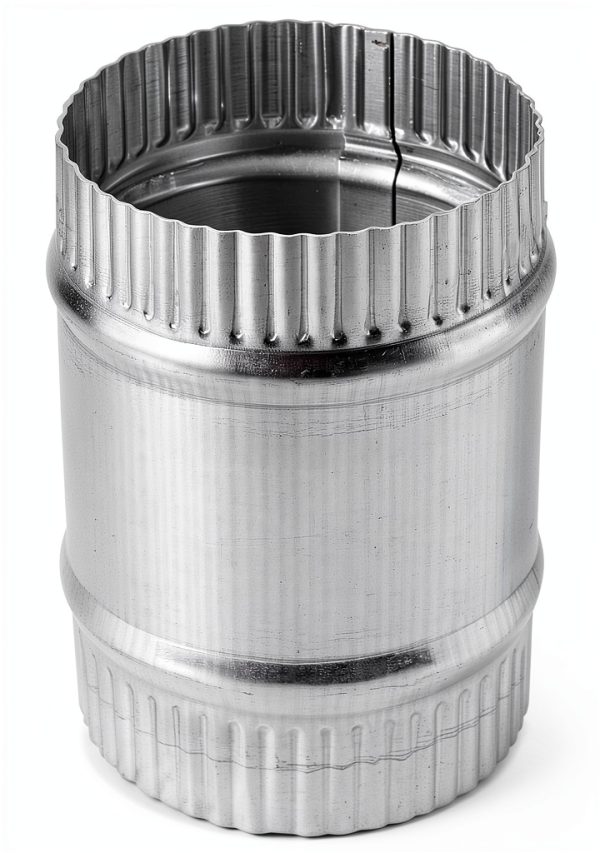 3 Inch Round Galvanized Steel Duct Connector - ZOWZEA HVAC Vent-0